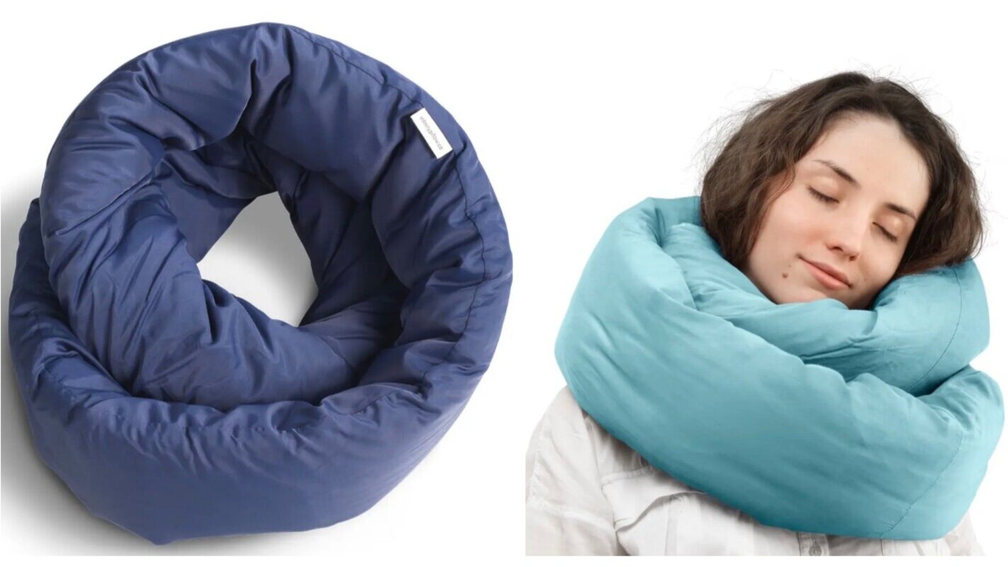 Infinity Pillow - Travel pillow, neck pillow, back pillow, desk pillow all  in one